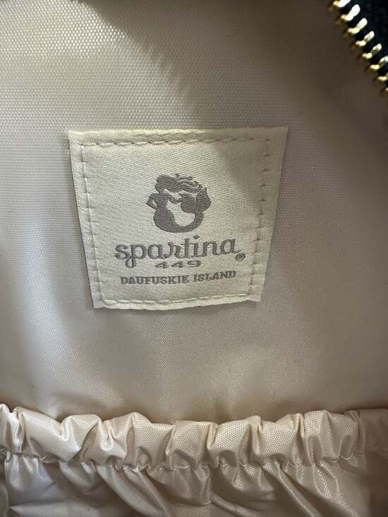 Spartina 449 Black and White Plaid Backpack main image 6